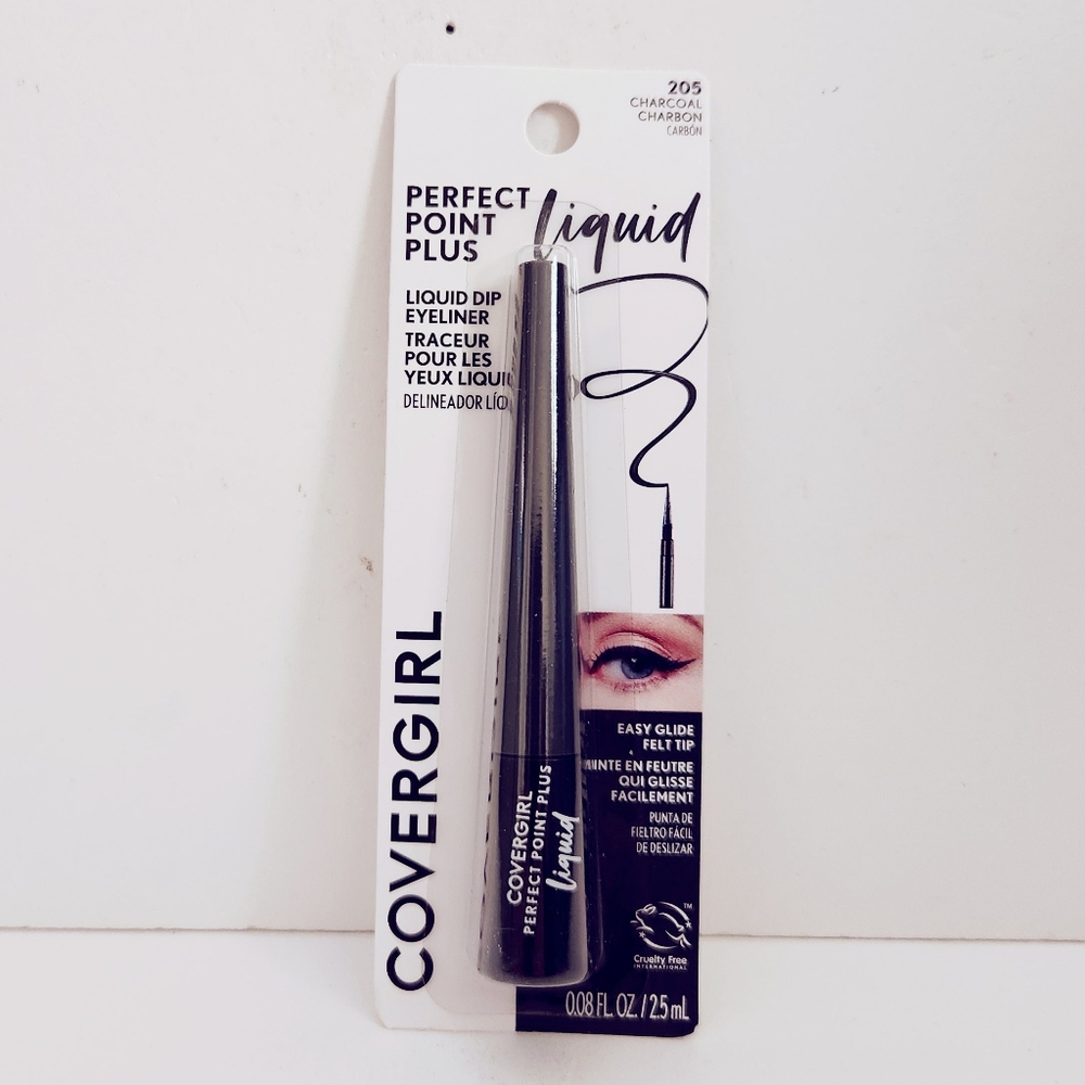 ⭐4/$15 Covergirl Perfect Point Plus Liquid Eyeliner Charcoal